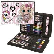 Zestaw artystyczny, plastyczny w walizce -Lala