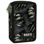 Piórnik potrójny z wyposażeniem BackUp dinozaury