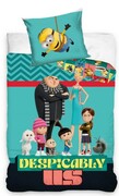 Pościel bawełniana licencyjna Minionki 160x200