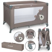 Łóżeczko turystyczne jednopoziomowe BLISSY BASIC Beige