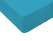 Prześcieradło Jersey 160x200 z gumką KOLOR błękitne
