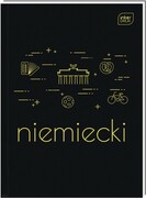 Zeszyt tematyczny brulion niemiecki A5 80k kratka + ściąga
