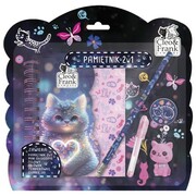 Pamiętnik z kłódką 2w1 + zestaw przyborów KOT Kotek