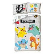 Pościel 140x200 mikrofibra Pokemon Pokemony