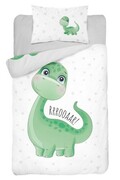 Pościel 90x120 do łóżeczka mały dinuś dinozaur z dinozaurem