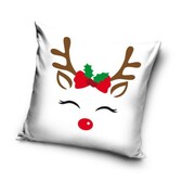 Poszewka 40x40 świateczny wzór xmas191117 rudolf