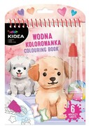 Magiczna wielorazowa kolorowanka wodna pieski