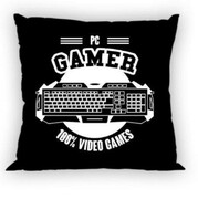 Poszewka 40x40 bawełniana dwustronna na jasiek gamer dla gracza