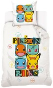 Pościel Młodzieżowa 140x200 Pokemon Pokemony