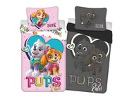 Pościel 160x200 bawełniana świecąca w ciemności Psi Patrol