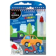 Magiczna wielorazowa kolorowanka wodna pojazdy