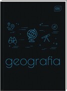 Zeszyt tematyczny brulion Geografia A5 80k kratka + ściąga
