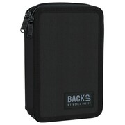 Piórnik z wyposażeniem dwukomorowy czarny BackUp