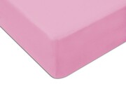 Prześcieradło Jersey 140x200 z gumką róż