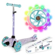 Hulajnoga balansowa trójkołowa Uno kotki świecące kółka