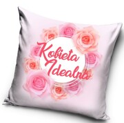 Poszewka na dzień kobiet 40x40 Kobieta Idealna