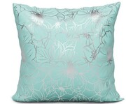 Poszewka 40CM X 40CM turkusowa ozdobna