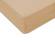 Prześcieradło Jersey 90x200 z gumką capuccino