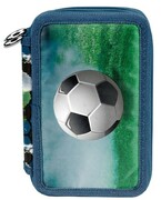 Piórnik 3-komorowy z wyposażeniem Piłka FC