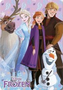 Koc dla dzieci polarowy 100X140 Kraina lodu Frozen Anna Elza Olaf