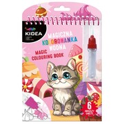 Magiczna wielorazowa kolorowanka wodna Kotki