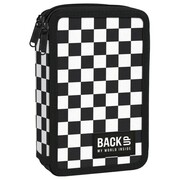 Piórnik z wyposażeniem dwukomorowy szachownica chess