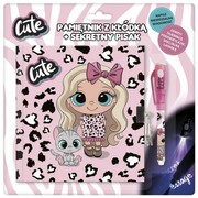 Pamiętnik z kłódką + sekretny pisak Lala- outlet