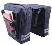 Podwójna sakwa rowerowa na bagażnik Forever Outdoor czarna