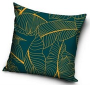 Poszewka 40x40 liście ozdobna