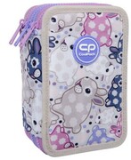 Piórnik z wyposażeniem Coolpack Jumper 3 białe króliczki