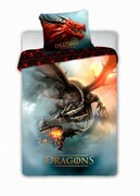 Pościel bawełniana 140x200 SMOK DRAGON