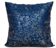 Poszewka 40CM X 40CM grafitowo złota ozdobna