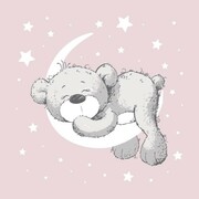 Poszewka 40x40 bawełniana Miś