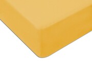 Prześcieradło Jersey 140x200 z gumką zółte