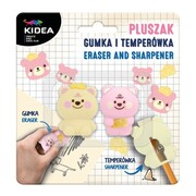 Pluszak Temperówka i gumka