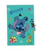 Pamiętnik mały B6 zapinany na kłódkę Stitch