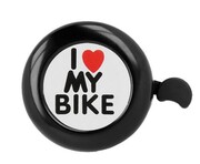 Dzwonek do roweru I love my bike czarny