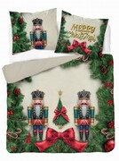 Pościel 160x200 bawełniana Holenderska Dziadek do orzechów świąteczna