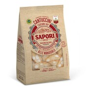 Sapori Cantuccini Almond Biscotti Toscani e mandorle Włoskie ciasteczka migdałowe 250g DUŻA PACZKA