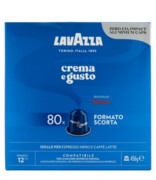 Lavazza Crema e Gusto Classico Nespresso - kapsułki aluminiowe Nespresso 80szt Wielka PAKA