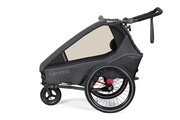 Przyczepka rowerowa Qeridoo Kidgoo2 Steel Grey Qeridoo