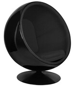 Fotel insp. BALL CHAIR - BLACK