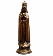 Figurka samoprzylepna Matka Boża Fatimska mosiądz h4,5cm - 40263