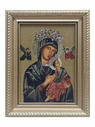 Obraz 10x15cm Matka Boża Nieustającej Pomocy rama ornamentowa - 37757