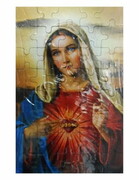 Puzzle Serce Matki Bożej 20x13cm 40 elementów - 56826