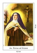 Obrazek św. Teresa od Jezusa. Patronka cierpiących na bóle głowy - 07140