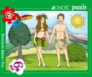 Puzzle - Stworzenie Adama i Ewy (100 elementów) - 17383