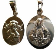 Medalik srebrny Matka Boża Nieustającej Pomocy 1g owal - 39147