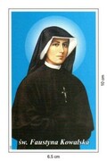 Obrazek św. Faustyna Kowalska. Zakonnica Zgromadzenia Matki Bożej Miłosierdzia - 03371