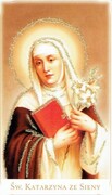 Obrazek z brokatem Katarzyna ze Sieny. Modlitwa za wstawiennictwem św. Katarzyny - 08603